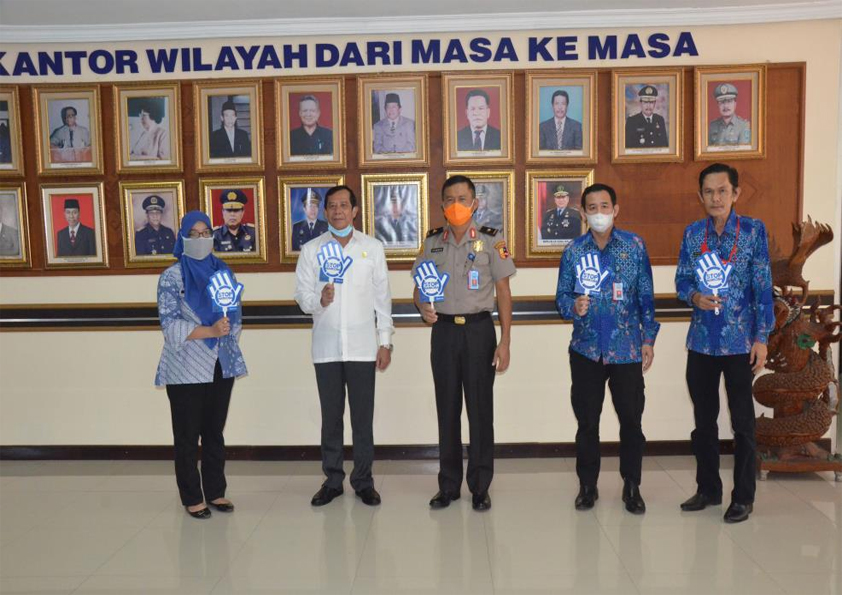 Kunjungan Kerja Kepala BNN Provinsi Lampung di Kanwil Kemenkumham Lampung Dalam Rangka Sinergitas Program P4GN Kunjungan Kerja Kepala BNN Provinsi Lampung di Kanwil Kemenkumham Lampung Dalam Rangka Sinergitas Program P4GN