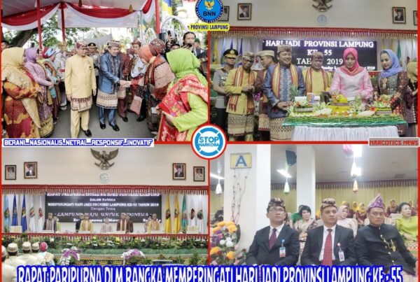 Rapat Paripurna Dalam Rangka Memperingati Hari Jadi Provinsi Lampung ke 55 Tahun