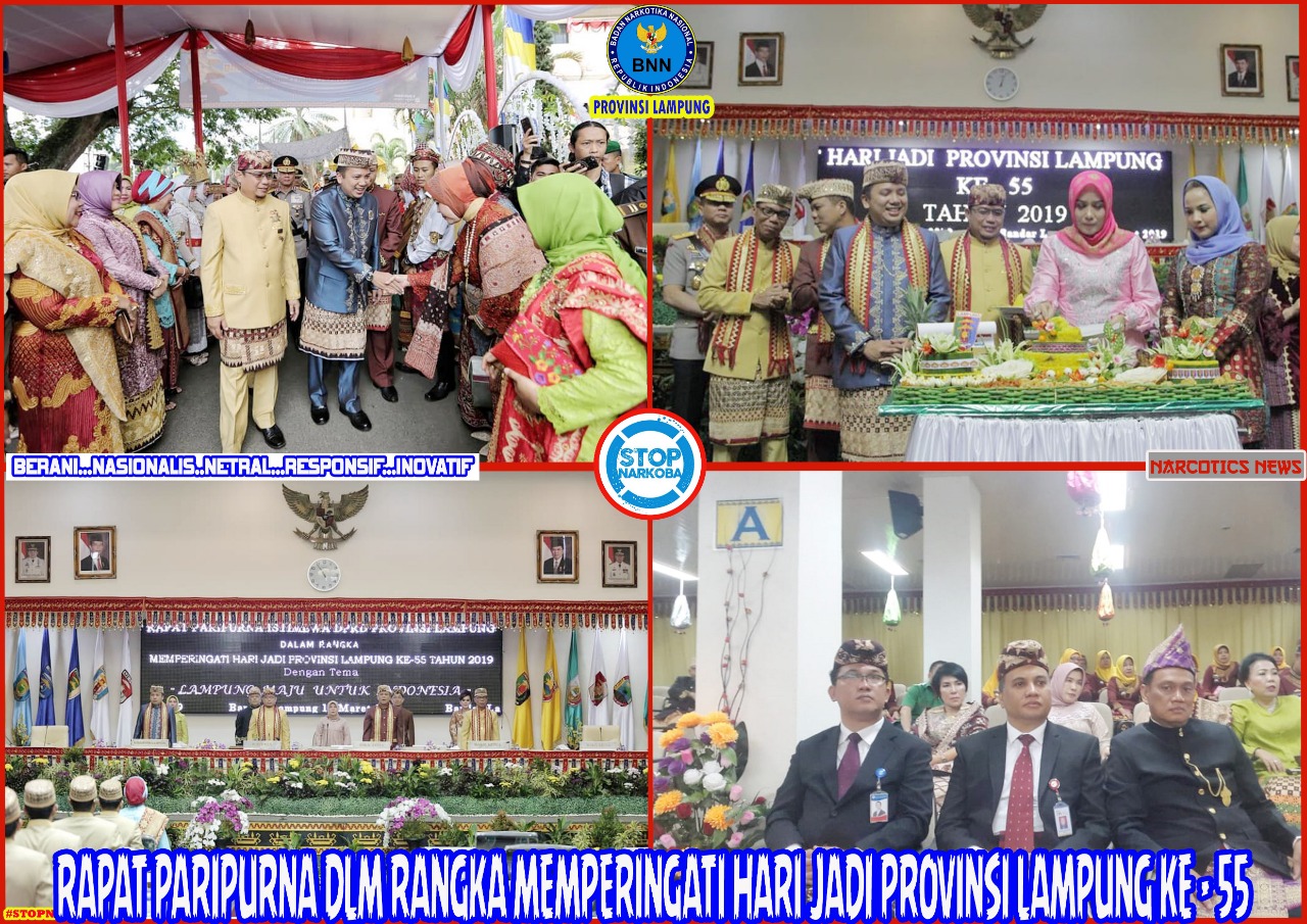Rapat Paripurna Dalam Rangka Memperingati Hari Jadi Provinsi Lampung ke 55 Tahun