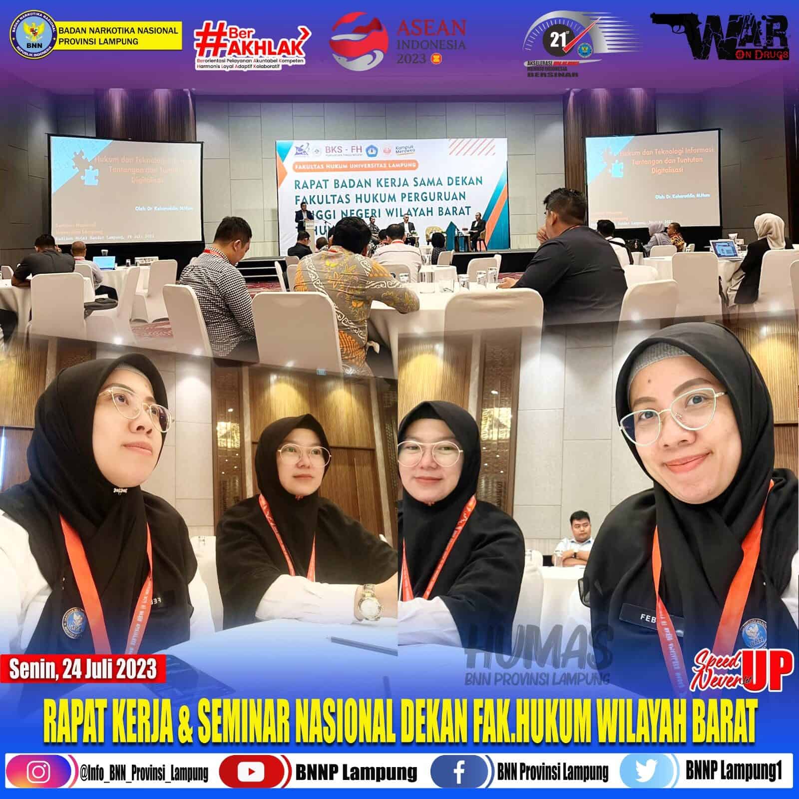 RAPAT KERJA & SEMINAR NASIONAL DEKAN FAK.HUKUM WILAYAH BARAT Konsep Otomatis