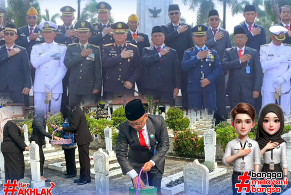 ZIARAH KE MAKAM PAHLAWAN TANJUNG KARANG DALAM RANGKA HARI PAHLAWAN KE-79