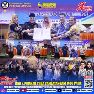PENANDATANGANAN MOU P4GN BERSAMA PEMKAB TULANG BAWANG