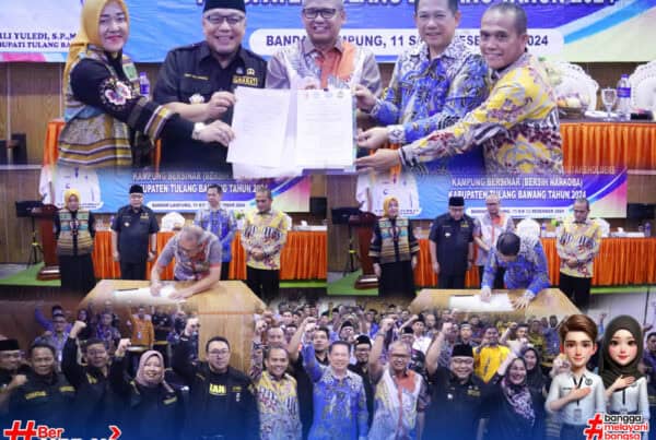 PENANDATANGANAN MOU P4GN BERSAMA PEMKAB TULANG BAWANG